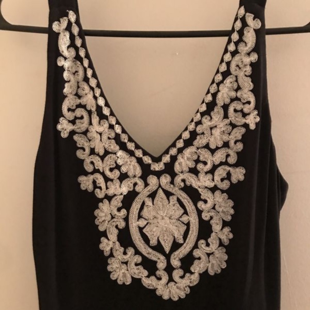 2018 Fall TRIBAL FEMME DESIGN BLACK DRESS SMALL